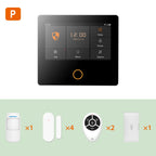 Staniot SecPanel 5 H502-4G - Sistema de alarma Maison Connecté 4G + WiFi con Sirène 105 dB, pantalla táctil y control Tuya / Alexa 