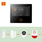 Staniot SecPanel 5 H502-4G - Sistema de alarma Maison Connecté 4G + WiFi con Sirène 105 dB, pantalla táctil y control Tuya / Alexa 