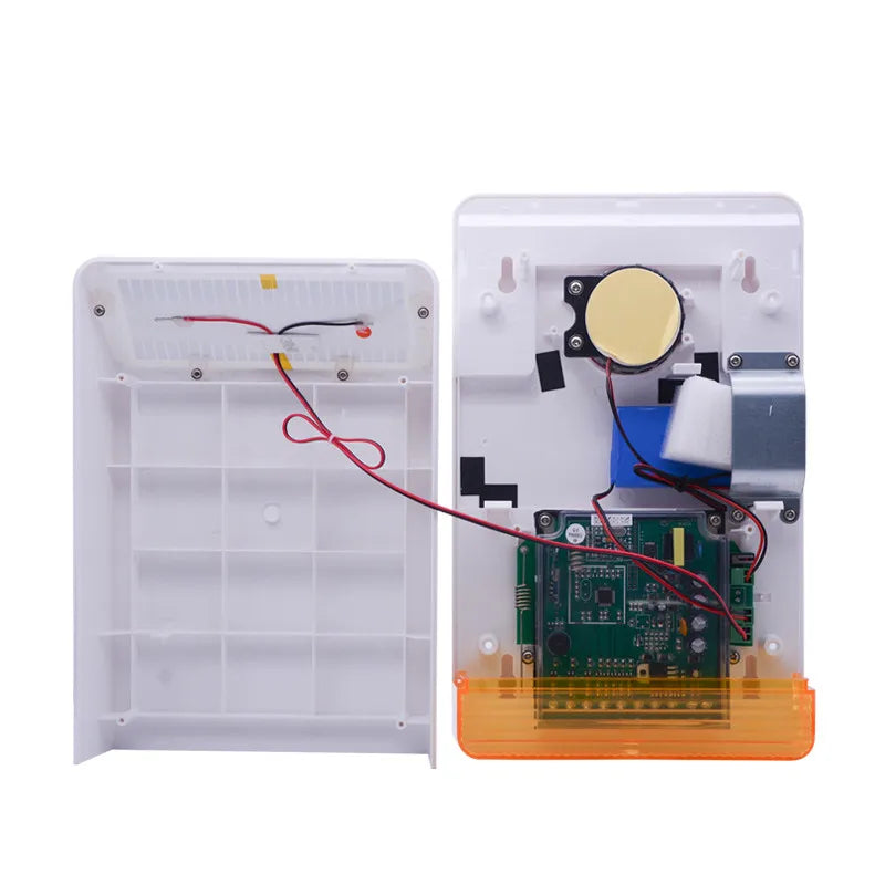 Sirène Extérieure Solaire Sans Fil FOCUS MD-326R 110 dB con Flash Stroboscopique – Alarma de disuasión de alta potencia