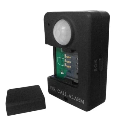 Mini alarma GSM PIR Infrarouge – Detector de movimiento anti-intrusión con llamada automática y premio UE