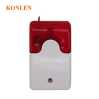 Sirène Filaire avec Flash Rouge KONLEN KL-YSS 110 dB – Alarma sonora y visual 9V/12V para seguridad interior