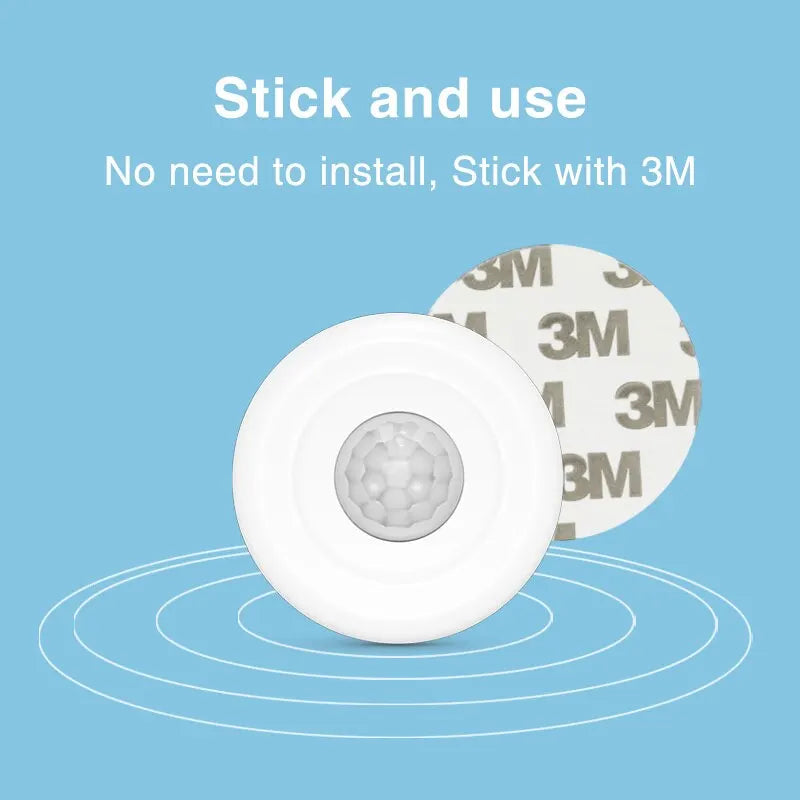 Detector de movimiento PIR WiFi Tuya DYGSM – Captador inteligente de seguridad con aplicación Smart Life, compatible con Alexa y Google Home 