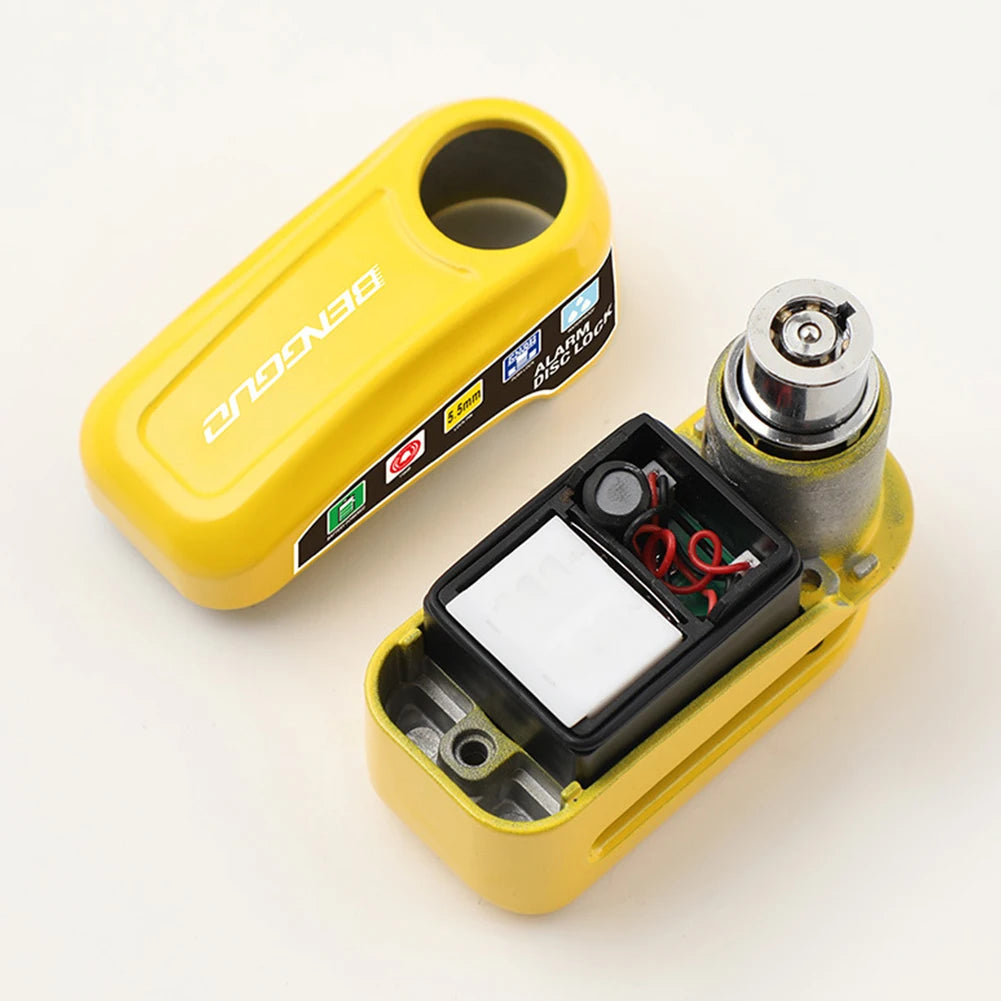 Antivol Alarme à Disque pour Moto et Vélo VKTECH – Bloque-Disque en Alliage d'Aluminium, Étanche et Ultra Résistant