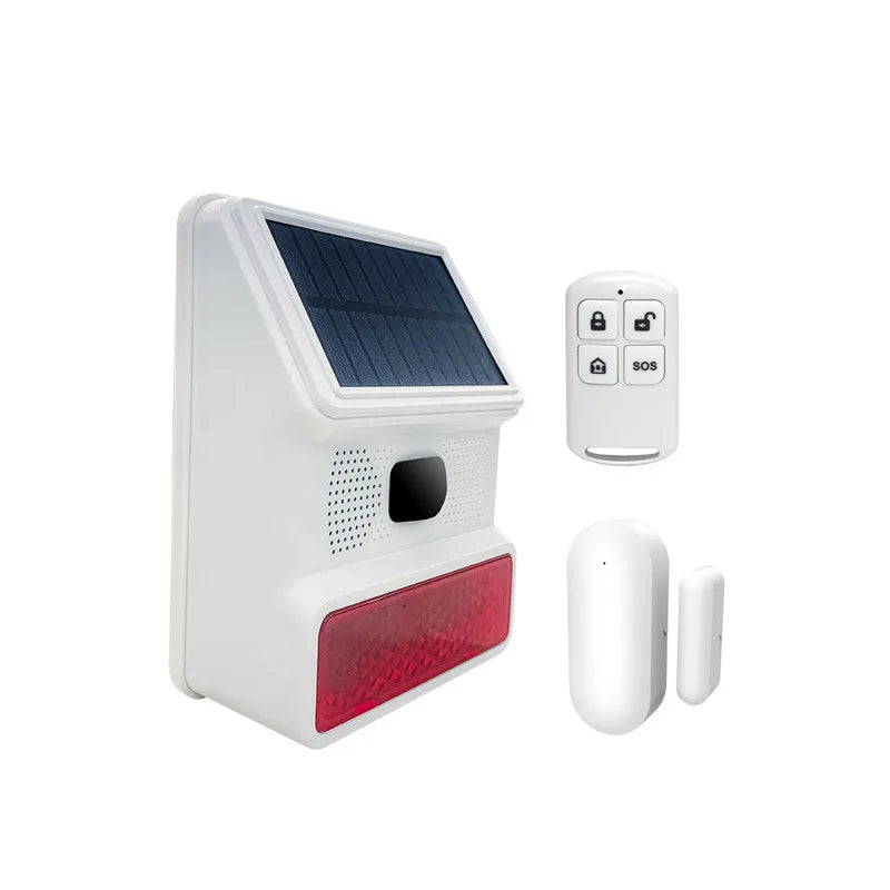 Außensirene Solaire Sans Fil 433 MHz EGFirtor PE-523 – Alarm 100 dB zur Sicherheit von Haus und Garten 