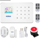 Sistema de alarma Maison KERUI W181 WiFi Tuya – Kit de seguridad conectado con detector de movimiento, captadores de apertura y detector de humo 