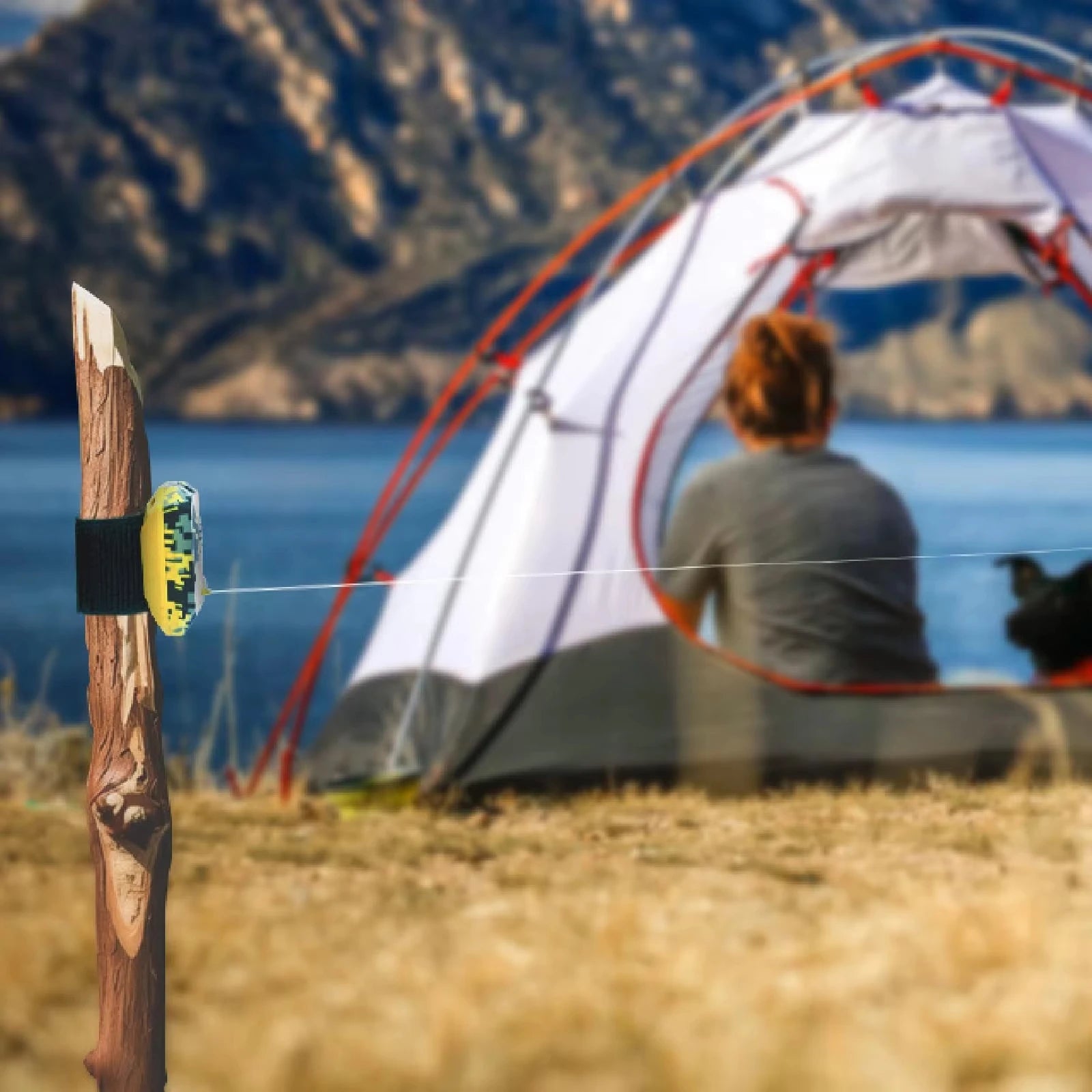 Alarma de camping portátil con filtro apagado – Dispositivo de seguridad 120 dB Étanche IP65 con batería recargable