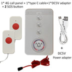 Teléfono SOS 4G con botón Unique KONLEN – Alarma de urgencia con llamada y SMS para personas mayores, niños y personas dependientes