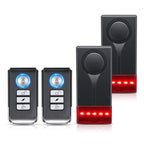 Elecpow Alarme Antivol Sans Fil 108 dB pour Voiture et Camping-Car – Détecteur de Vibration avec Télécommande et Alerte Sonore & Lumineuse