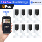 Cámara interna conectada BoyKeep 1080P – Cámara para animales y bebés, rotación de 360°, audio bidireccional y vigilancia a través de teléfono inteligente 