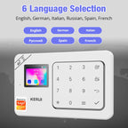 KERUI W184 – Sistema de alarma Casa 4G y WiFi Tuya con Livraison Rapide desde Europa, Kit Sans Fil con Capteurs y Protección Anti-Intrusión 