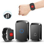 Buscapersonas sin filtro para personas con botón SOS y reloj de llamada – Sistema de alerta de urgencia para casas, niños y pacientes