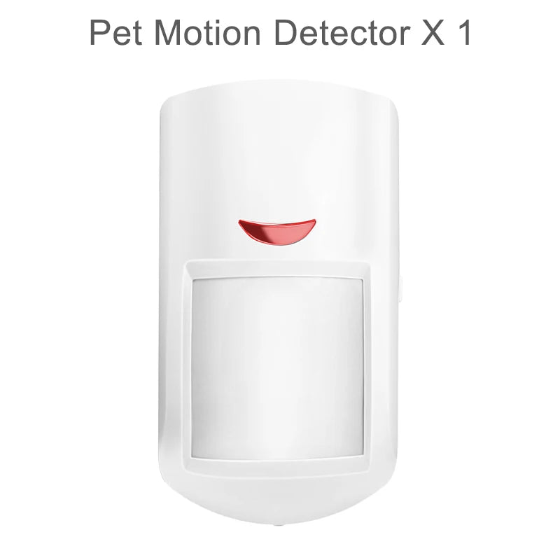 PGST P96-R-1 - Detector de movimiento infrarrojo sin filtro 433 MHz Compatible Tuya, inmunidad animal, para sistema de alarma de casa