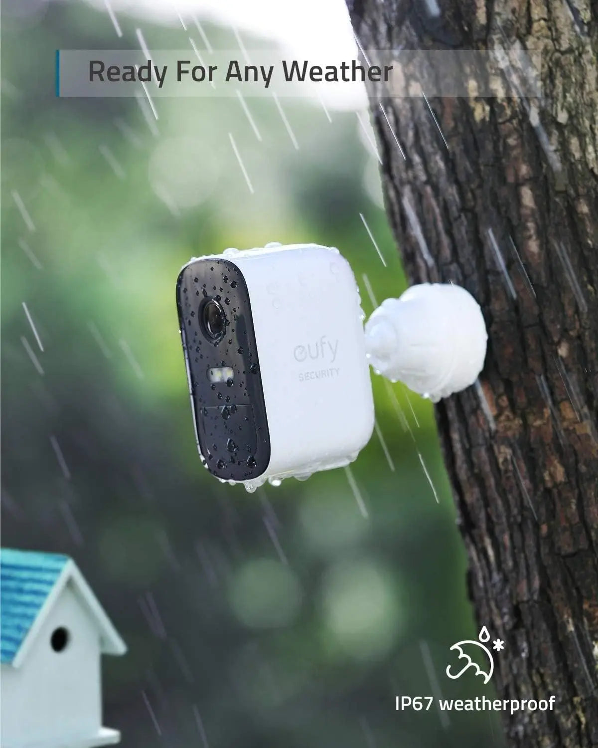Caméra de Surveillance Sans Fil eufy Security eufyCam 2C – 1080p HD, Autonomie 180 Jours, Compatible HomeKit, Sans Abonnement