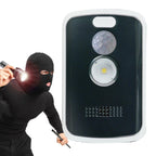 Alarma periférica portátil 125 dB con detector de movimiento PIR – Seguridad antiintrusión para camping, jardín y casa 