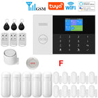 GauTone 105-2G – Sistema de alarma Casa Conectado Tuya WiFi y GSM, Seguridad Sans Fil con Aplicación Smart Life y Compatibilidad Alexa