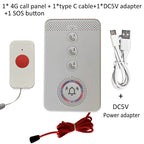 Teléfono SOS 4G con botón Unique KONLEN – Alarma de urgencia con llamada y SMS para personas mayores, niños y personas dependientes