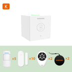 Staniot SecCube 3 H320 WiFi – Système d’Alarme Maison Tuya avec Sirène Intégrée, RFID et Contrôle par Application