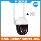 FUERS G03 – Hausalarmsystem mit Tuya-WiFi- und GSM-Verbindung, 2,4-Zoll-Farbbildschirm, Kit Sécurité Sans Fil mit Tür- und Bewegungsmelder