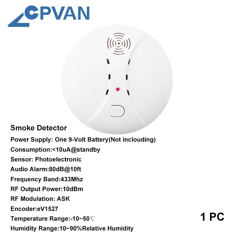 CPVAN CP10 Pro – Système d’Alarme Maison WiFi + 4G Tuya avec Écran Tactile 7" et Sirène 110 dB