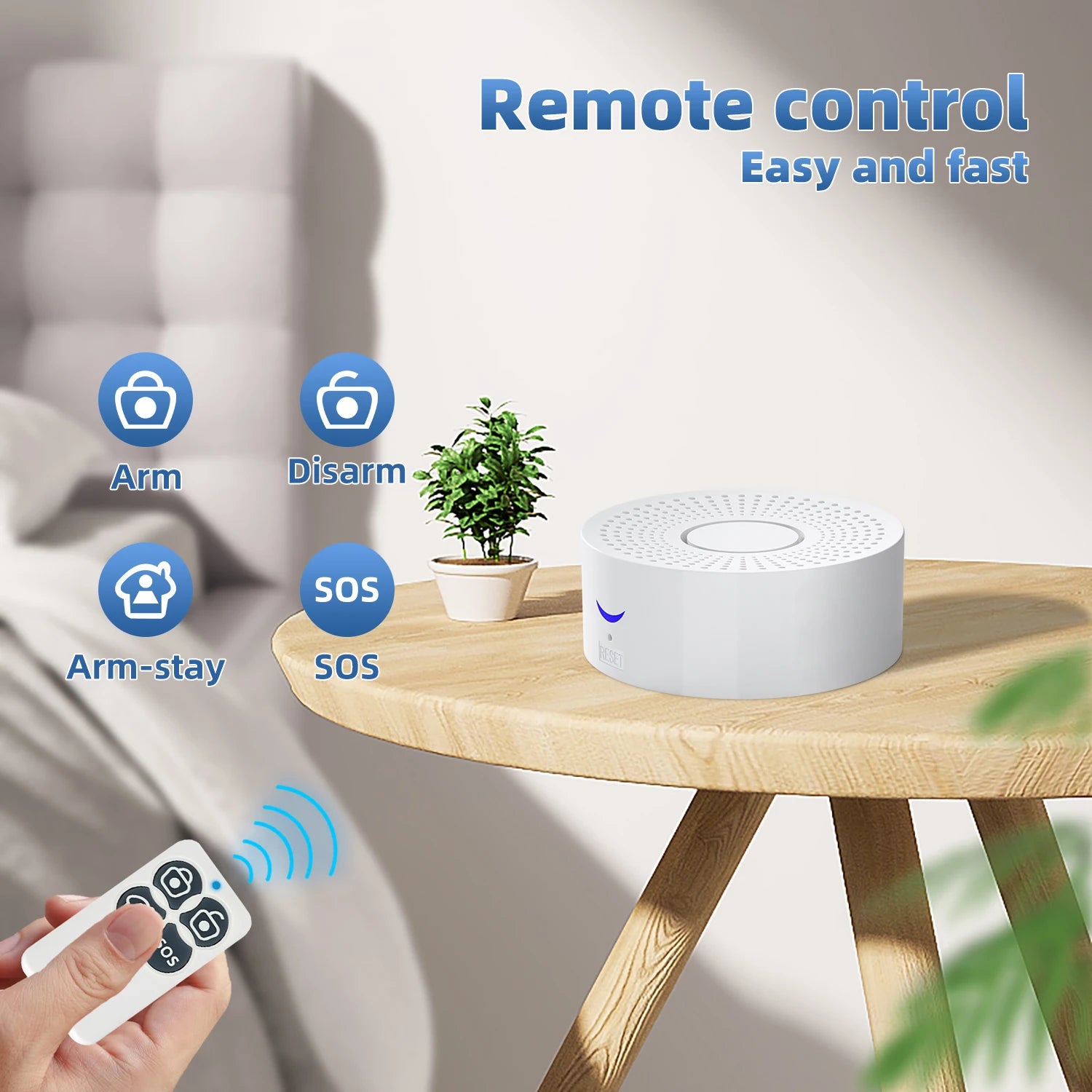 Sistema de alarma Maison Connecté Tuya WiFi 433 MHz con Sirène 120 dB - Kit Seguridad Sans Fil Smart Life, Compatible Alexa y Google 