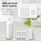Sistema de alarma Maison PGST WiFi + GSM 2G Tuya – Kit de seguridad conectado con detectores de movimiento y captadores de puerta/ventana