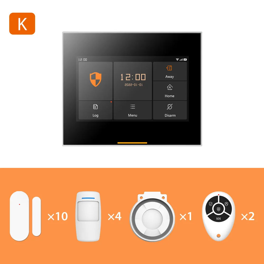 Sistema de alarma Maison WiFi inteligente STANIOT Tuya – Kit de seguridad sin filtro compatible con Alexa y Google Home 