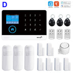 Sistema de alarma Maison TAIBOAN WiFi + GSM Tuya 433 MHz con pantalla y sirena – Central de alarma sin filtro inteligente 