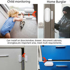 Capteur d'Ouverture Sans Fil PGST 433 MHz – Detector de puerta y ventana para sistema de alarma de casa