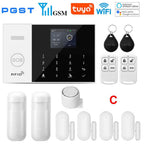 PGST 105-2G – Sistema de alarma Maison Connecté WiFi 2G 433 MHz Tuya Smart Life, pantalla y teclado, compatible con Alexa y Google