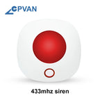CPVAN CP10 Pro Nuevo – Sistema de alarma Casa WiFi + 4G Tuya con pantalla táctil de 7", Sirène 115 dB y batería 5000 mAh