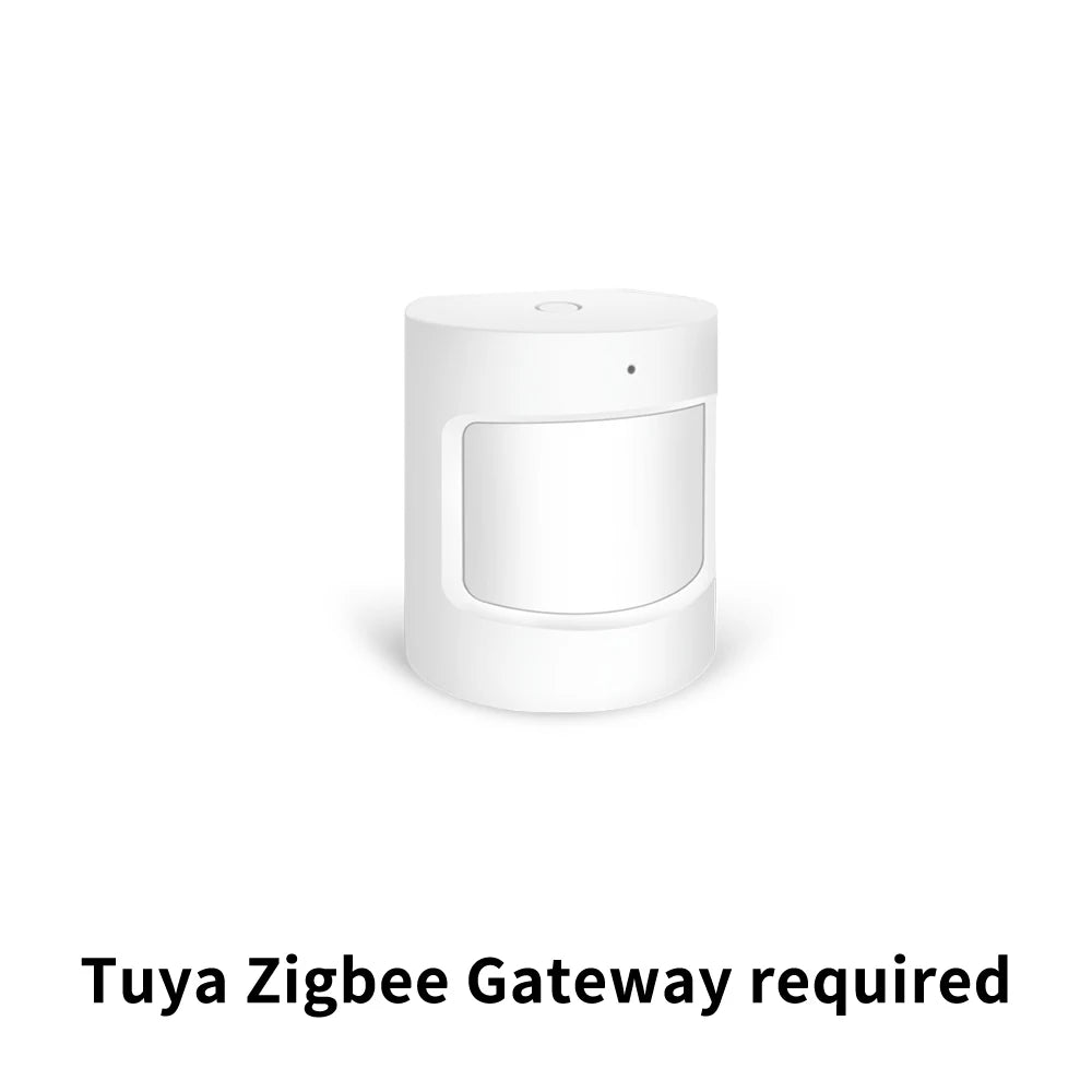 Detector de movimiento Zigbee Tuya PIR LINCUKOO – Captador de infrarrojos inteligente Compatible con Smart Life y Alexa para alarma de casa