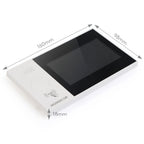 HOMSECUR LD04-4G (PG107) – Central de alarma Casa conectada WiFi y 4G/2G con pantalla táctil, RFID, Sirène Intégrée y alertas SMS 