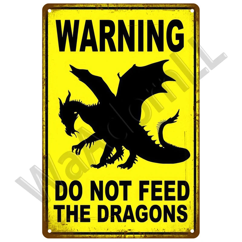 Plaque Métal Rétro “Attention Zone Sous Surveillance” – Panneau Décoratif Vintage 20x30 cm pour Maison, Garage, Bar et Atelier