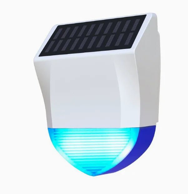 Sirène Extérieure Solaire Connectée Tuya WiFi / Zigbee NUOYING avec Détecteur PIR – Alarme Sonore et Lumineuse Étanche pour Sécurité Maison 