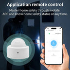 Mini detector de movimiento Zigbee PIR - Captador infrarrojo compacto Compatible con Alexa, Google Home y Zigbee2MQTT (Passera requerida)