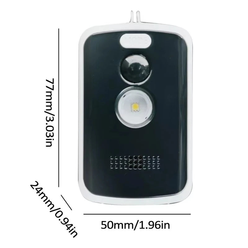 Alarma de detección PIR sin filtro para exteriores – Detector de infrarrojos antiintrusión y antianimados con comando telefónico para camping y jardín 