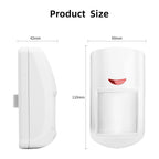 PGST P96-R-1 - Detector de movimiento infrarrojo sin filtro 433 MHz Compatible Tuya, inmunidad animal, para sistema de alarma de casa
