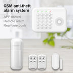 PGST – Sistema de alarma Maison Connecté WiFi &amp; GSM con aplicación Tuya, alertas instantáneas y comando vocal, kit con detectores de movimiento y apertura 