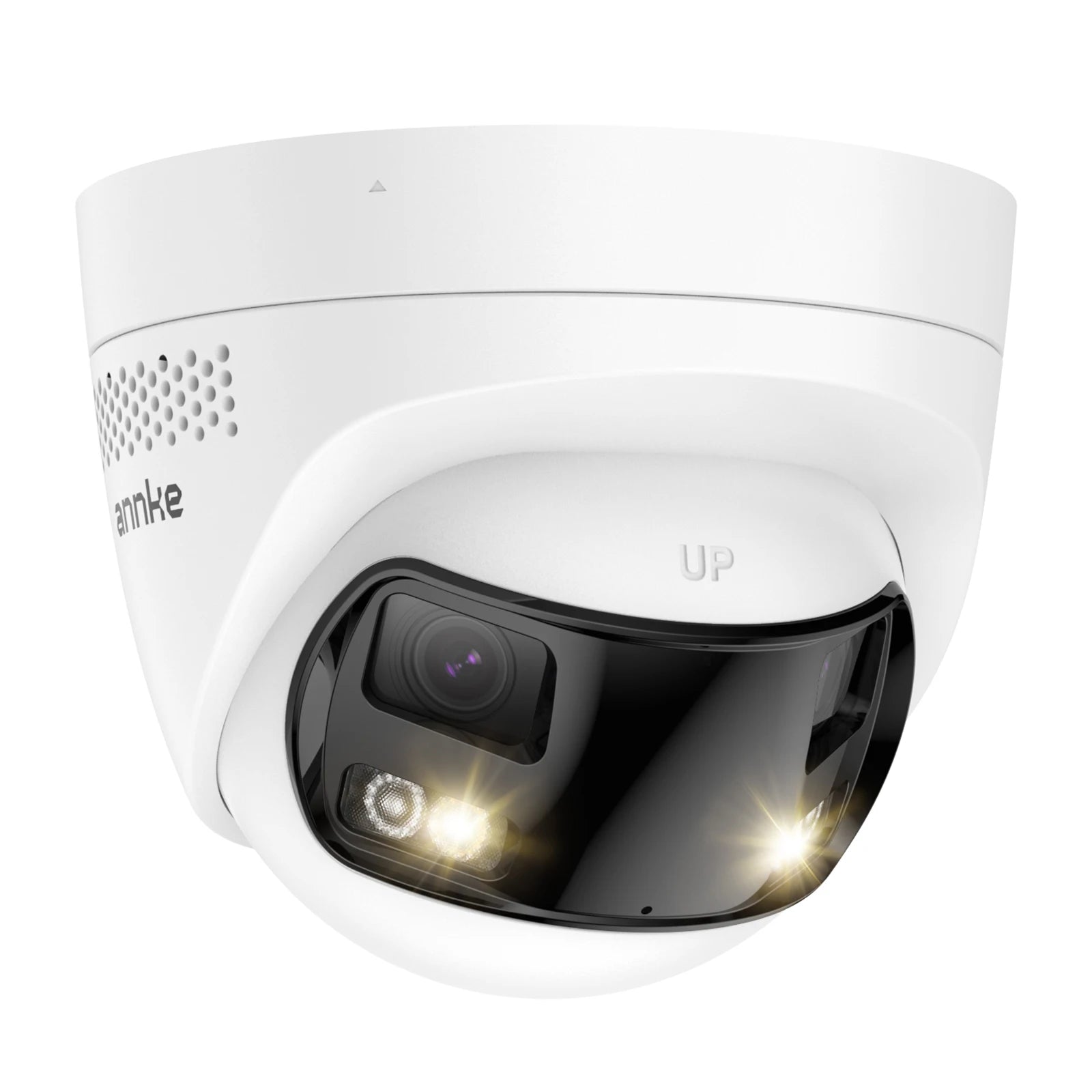 Caméra de Surveillance ANNKE 4K 8MP PoE à Double Objectif – Vision Panoramique 180°, Vision Nocturne Couleur, Audio Bidirectionnel et IP67