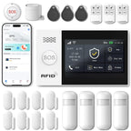 XUK PG-107 – Sistema de alarma Maison Connecté Tuya WiFi &amp; 4G con pantalla táctil 4,3", Sirène Puissante et Control Intelligent 