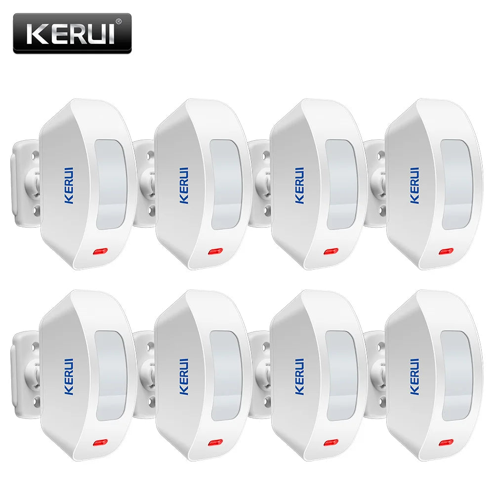 KERUI P817 Detector de movimiento PIR Rideau Sans Fil 433MHz - Captador de infrarrojos antiintrusión para sistemas de alarma KERUI