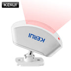 KERUI P817 Detector de movimiento PIR Rideau Sans Fil 433MHz - Captador de infrarrojos antiintrusión para sistemas de alarma KERUI