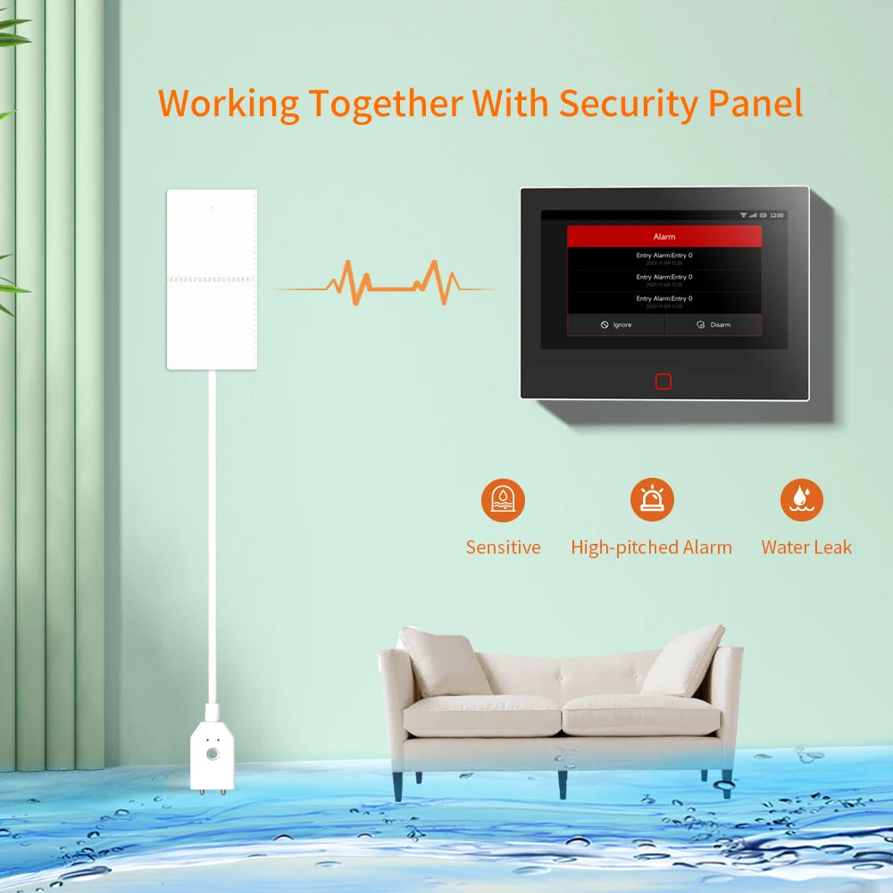 Staniot SecPanel 5 H502-4G – Système d’Alarme Maison 4G + WiFi Tuya avec Écran Tactile 4,3" et Sirène Intégrée