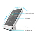 FUERS G03 Heimalarmsystem WiFi + GSM – Anti-Ventil-Zentrale mit farbigem Bildschirm, Sensoren und Steuerung über Tuya Smart, kompatibel mit Alexa