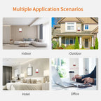 Titre du produit : Sirène Sans Fil Staniot 120 dB avec Flash Lumineux – Batterie 5000 mAh, Recharge Solaire, Étanche Intérieur et Extérieur