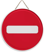 Panneau Rond en Bois “Propriété Privée – Accès Interdit – Vidéosurveillance” – Decoración Murale Seguridad para Cour, Jardin et Allée 