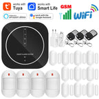 SECUGARD G13 – Sistema de alarma Maison Connecté Tuya WiFi &amp; GSM, 433 MHz, Seguridad Sans Fil con aplicación Smart Life y compatibilidad con Alexa