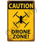 Panneau Vintage CCTV en Métal 20 x 30 cm – Plaque Murale “Vidéosurveillance 24h” pour Bar, Garage, Café et Maison