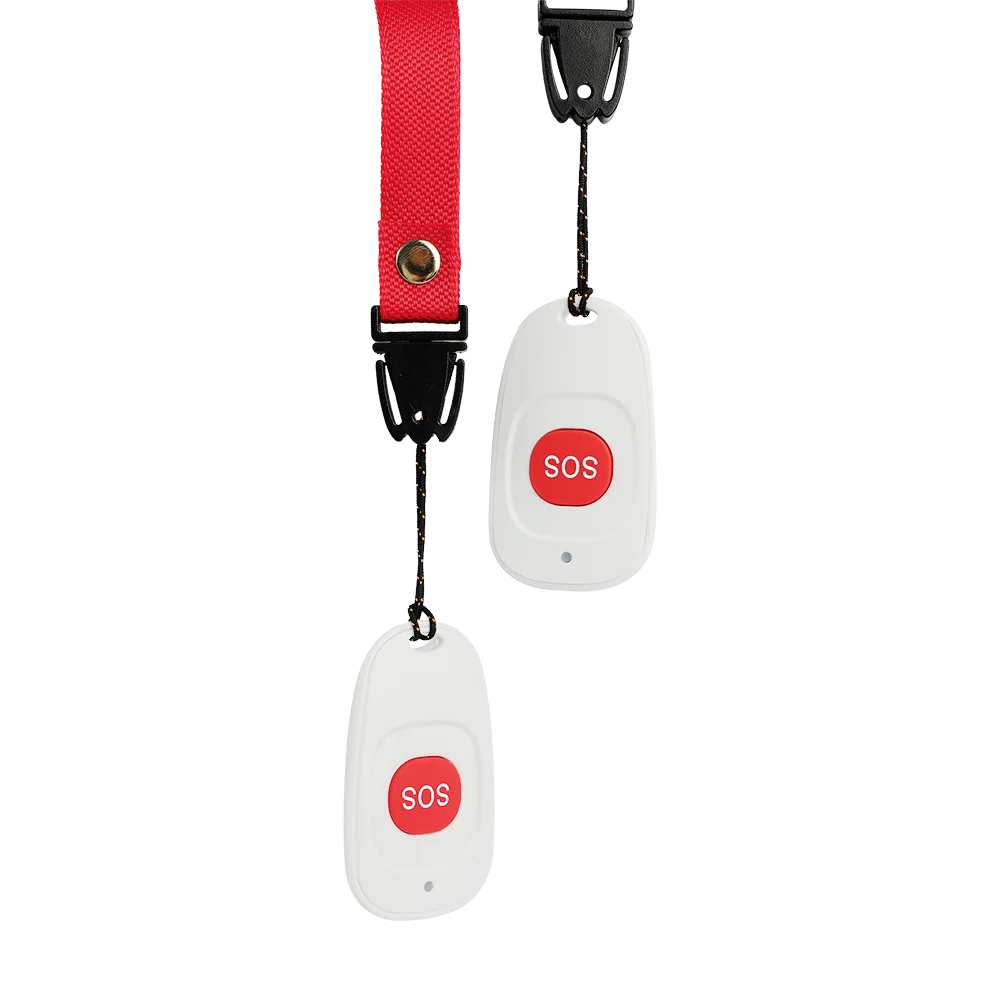 TOPVICO Bouton SOS Panique 433 MHz – Notfall-Türsprechanlage für Senioren, kompatible WiFi- und RF-Alarmsysteme