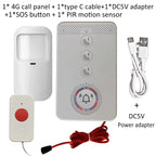 Teléfono SOS 4G con botón Unique KONLEN – Alarma de urgencia con llamada y SMS para personas mayores, niños y personas dependientes